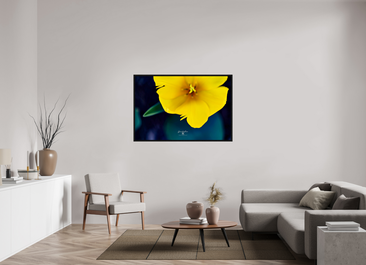 54 x 36″, Floater Frame Radiant