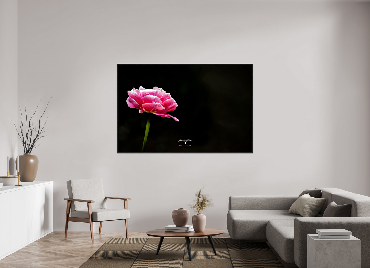 72.2 x 47″, Floater Frame Soft Enough