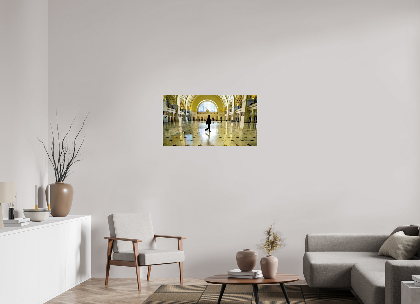 36.8 x 20″, Photo Print Under Acrylic Glass Passing Through