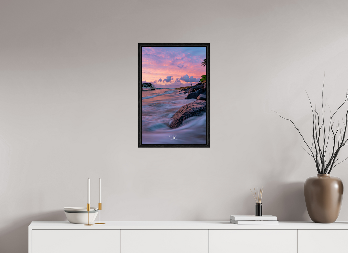 16 x 24″, Floater Frame Surrender