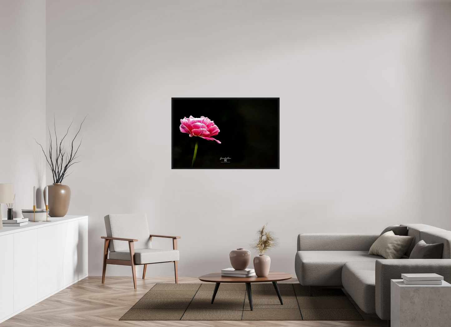 47.7 x 31″, Floater Frame Soft Enough