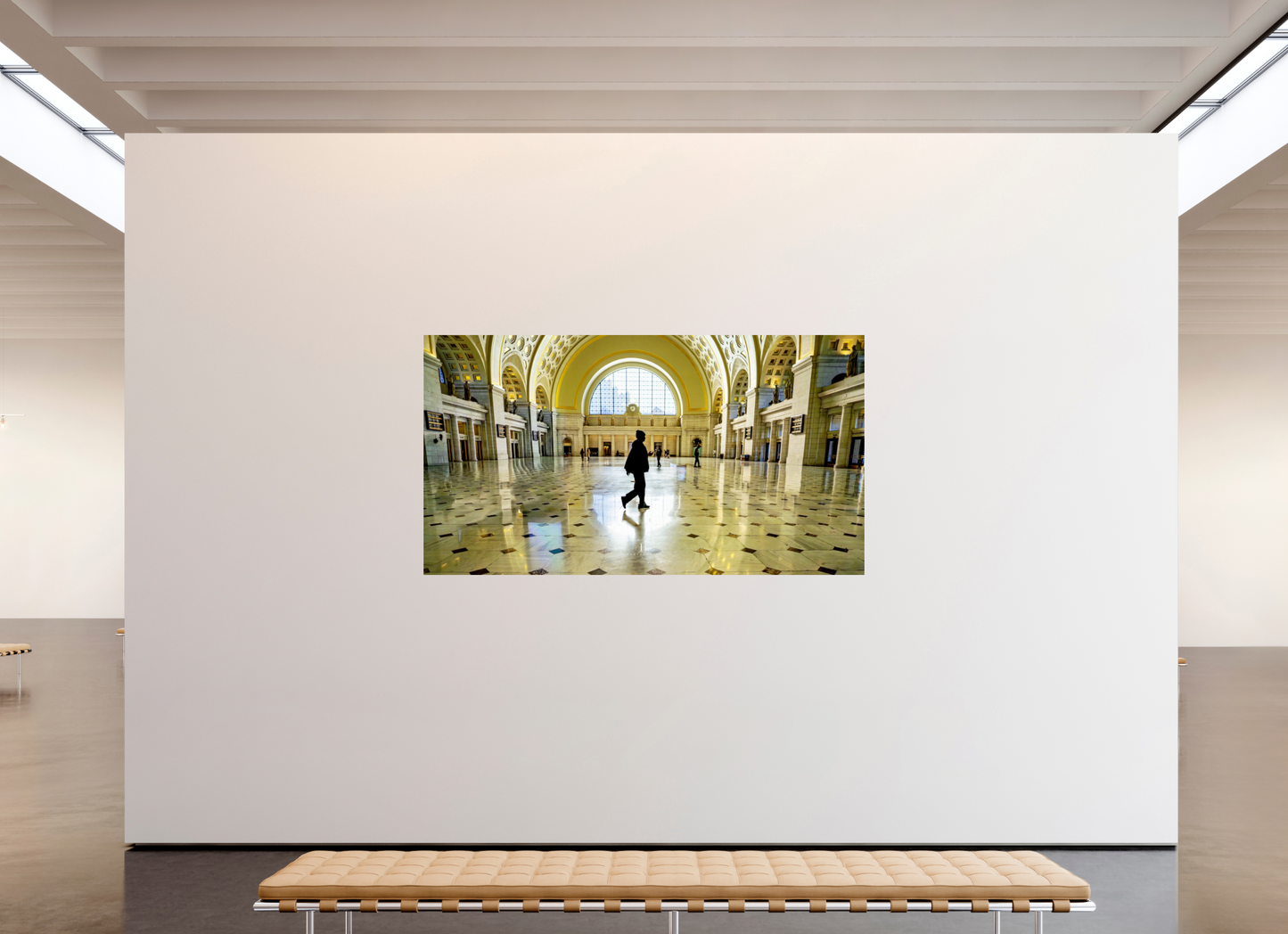 86.5 x 47″, Photo Print Under Acrylic Glass Passing Through