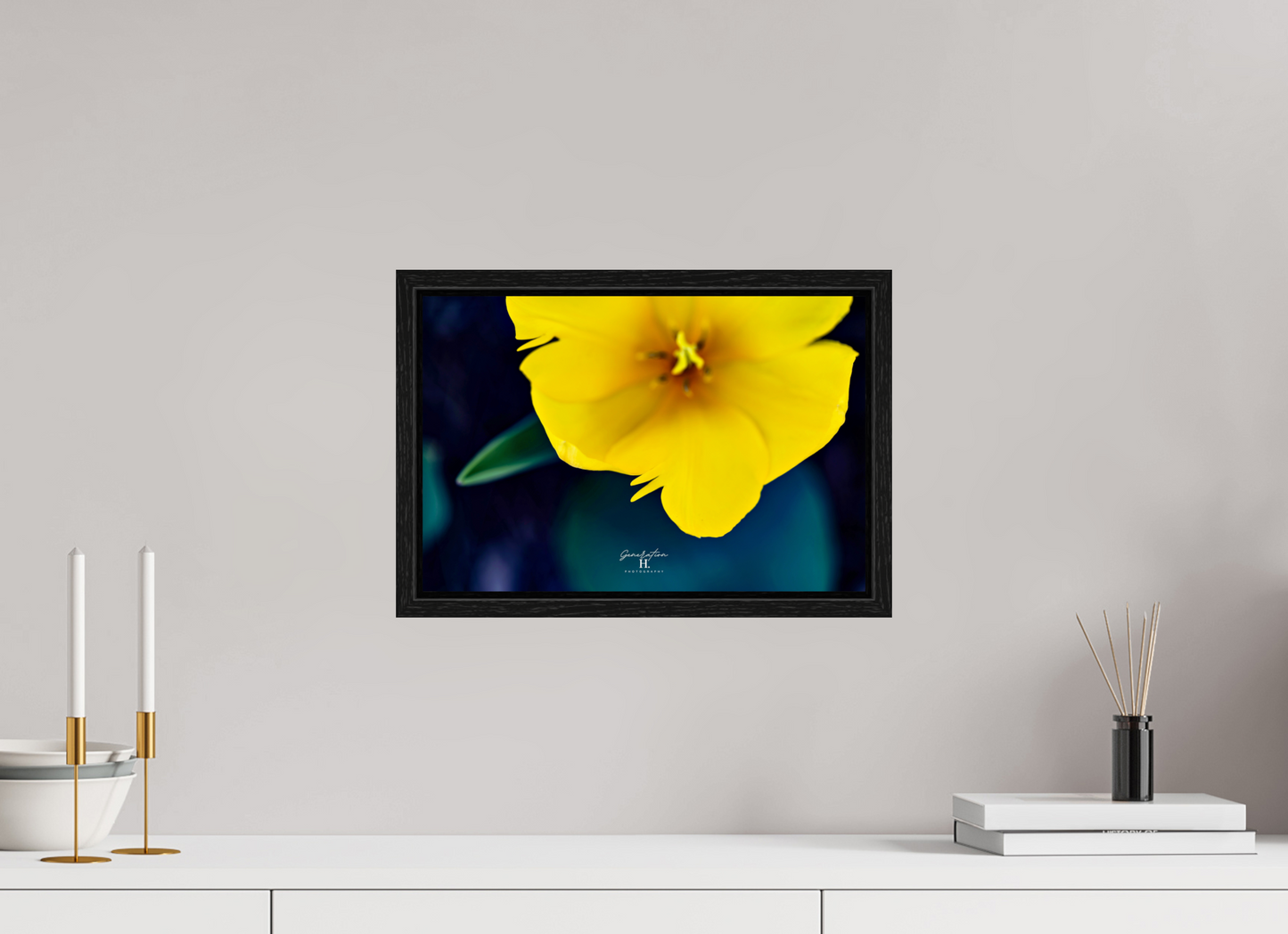 15 x 10″, Floater Frame Radiant