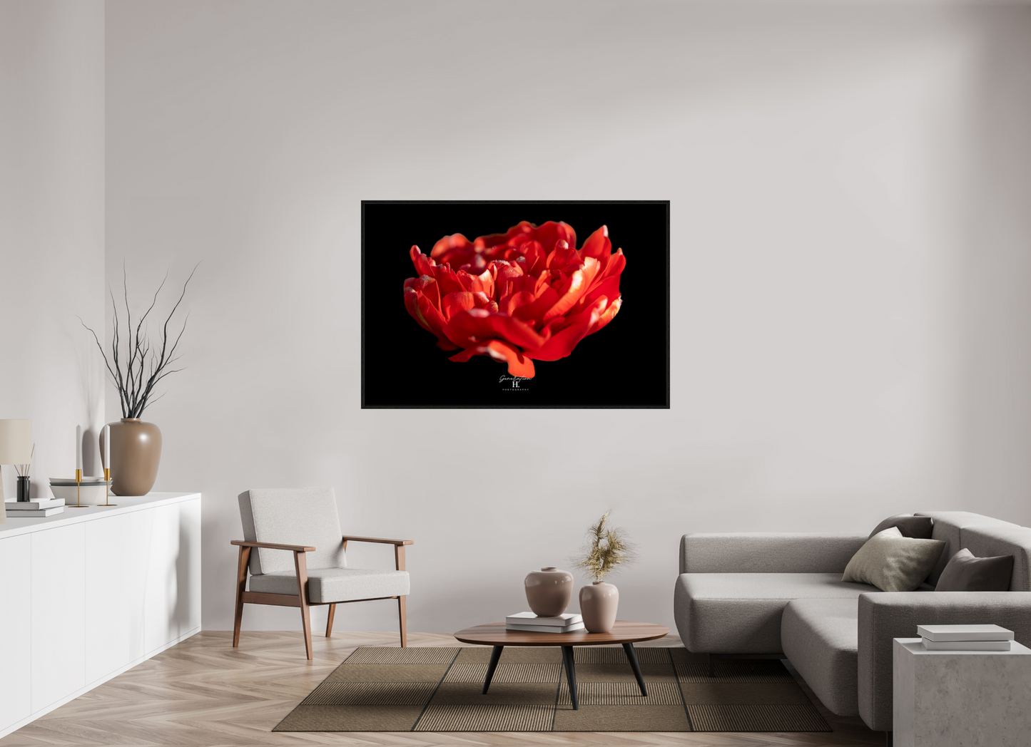 60 x 40″, Floater Frame Fierce Grace