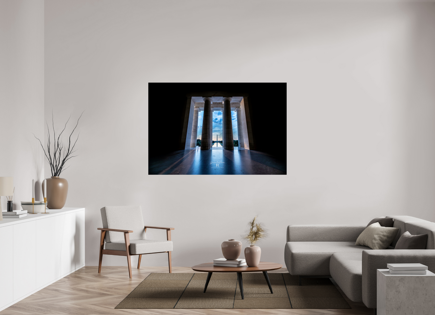 66 x 44″, Photo Print On Fuji Crystal DP II Perspective