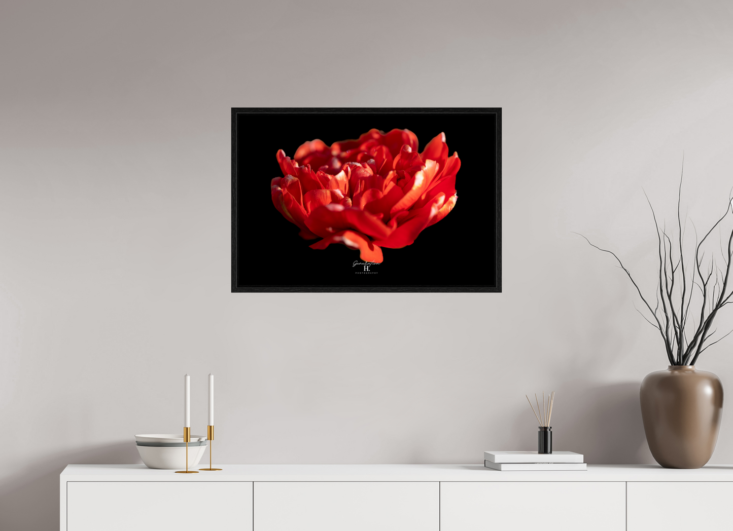 30 x 20″, Floater Frame Fierce Grace