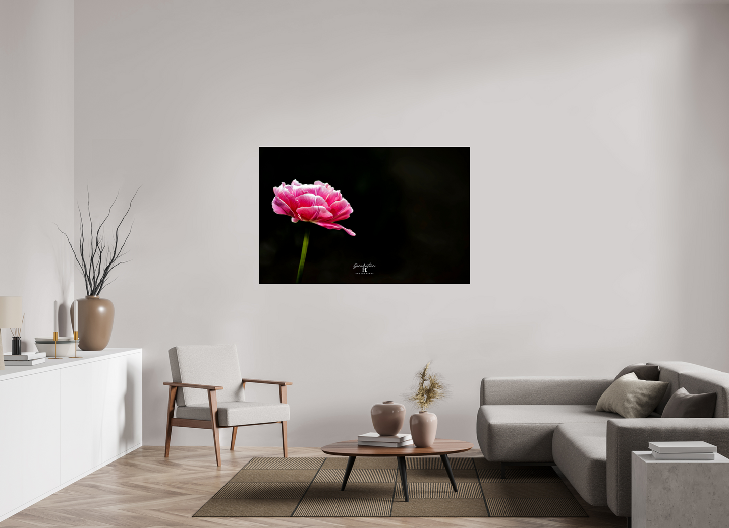 60 x 39″, Photo Print Under Acrylic Glass Soft Enough