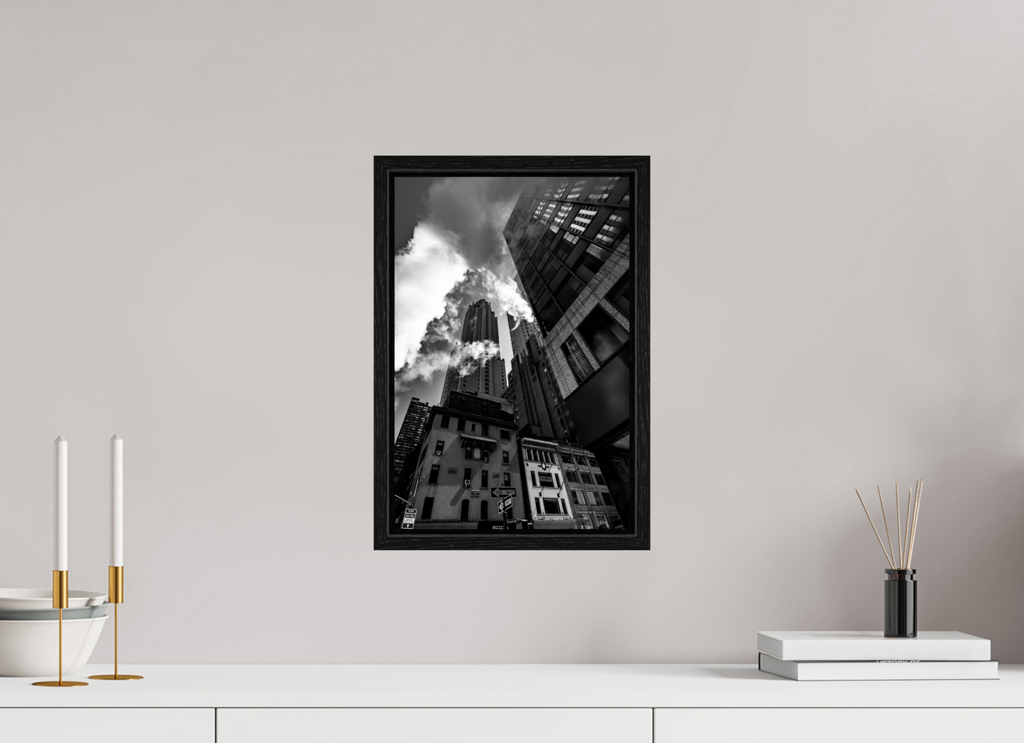 10 x 15″, Floater Frame Concrete Giants