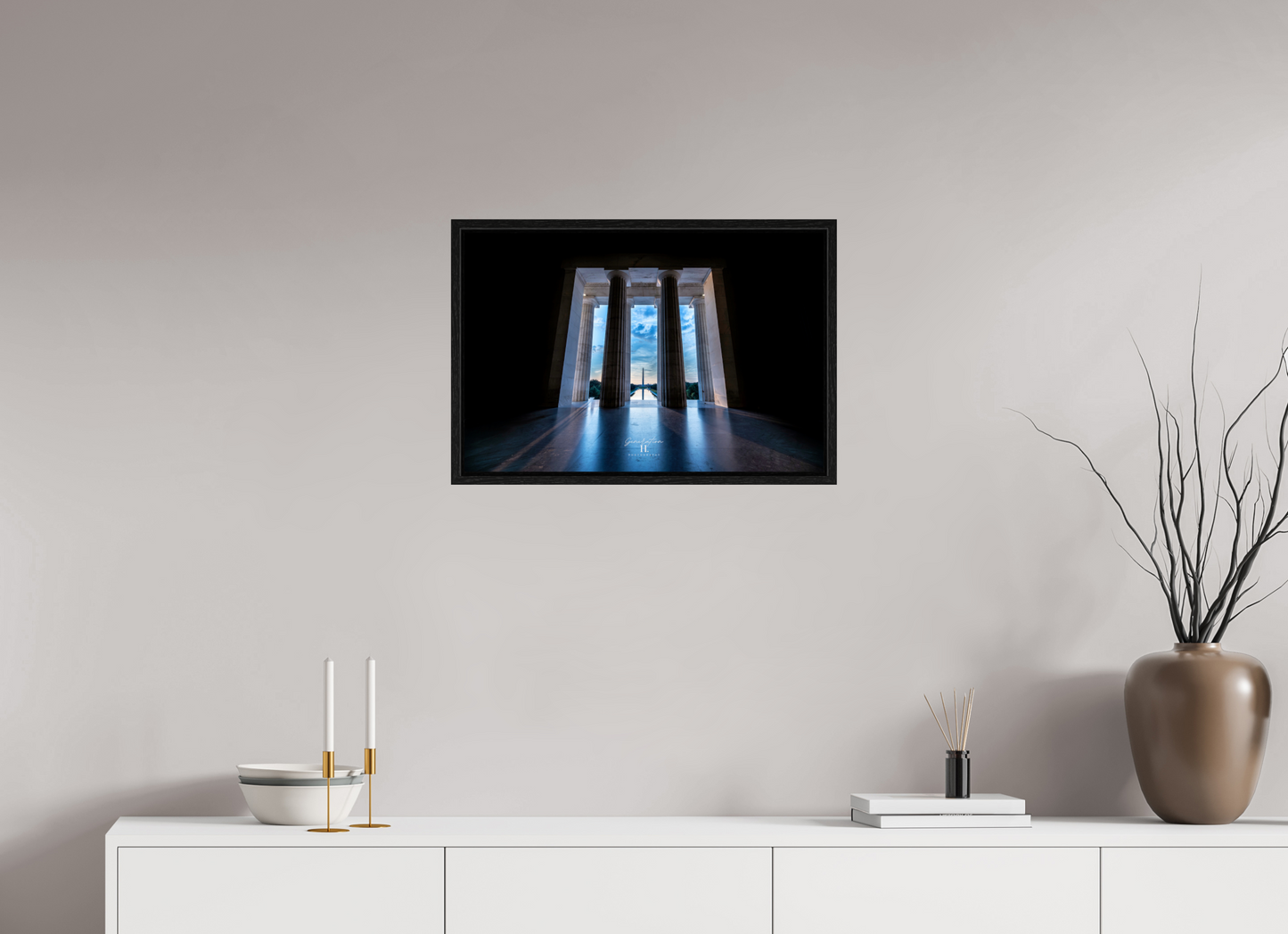 24 x 16″, Floater Frame Perspective
