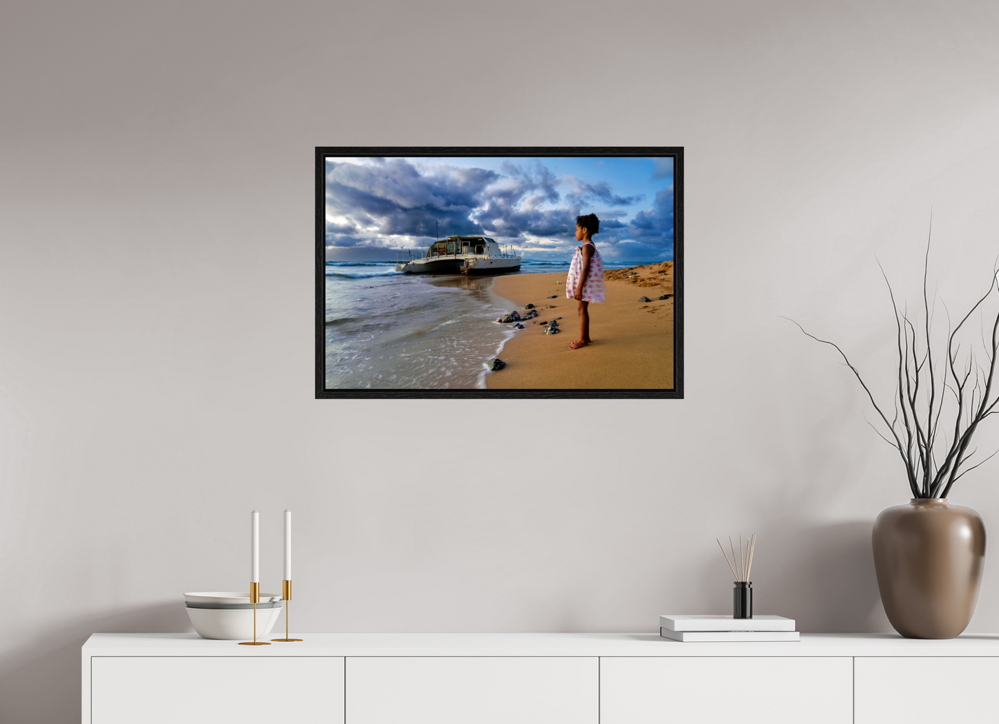 30 x 20″, Floater Frame Wonder