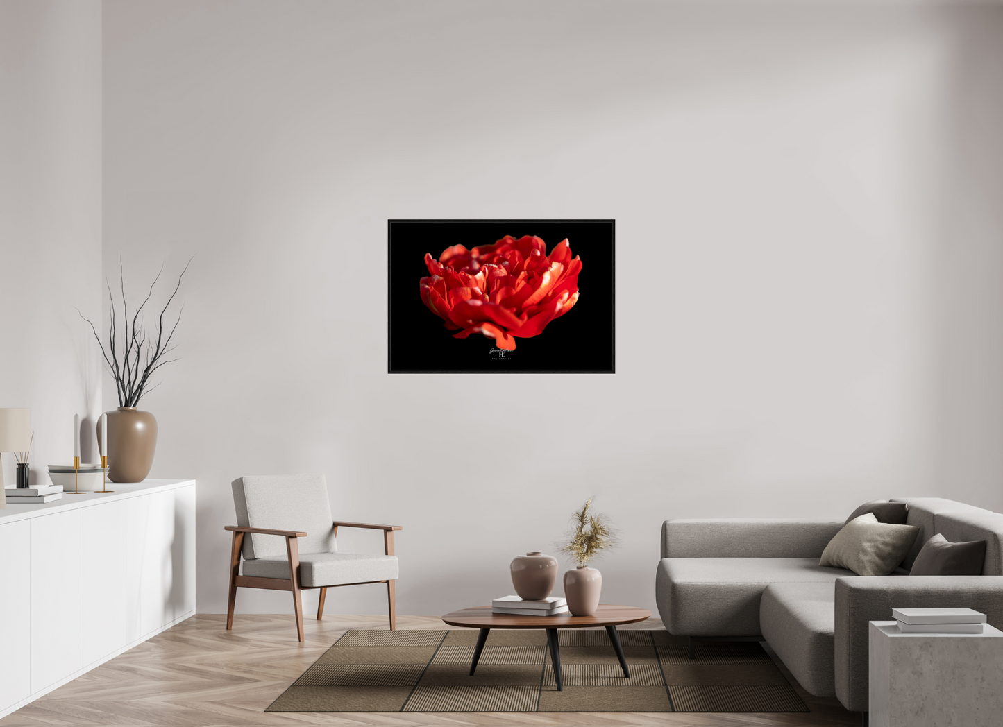 45 x 30″, Floater Frame Fierce Grace