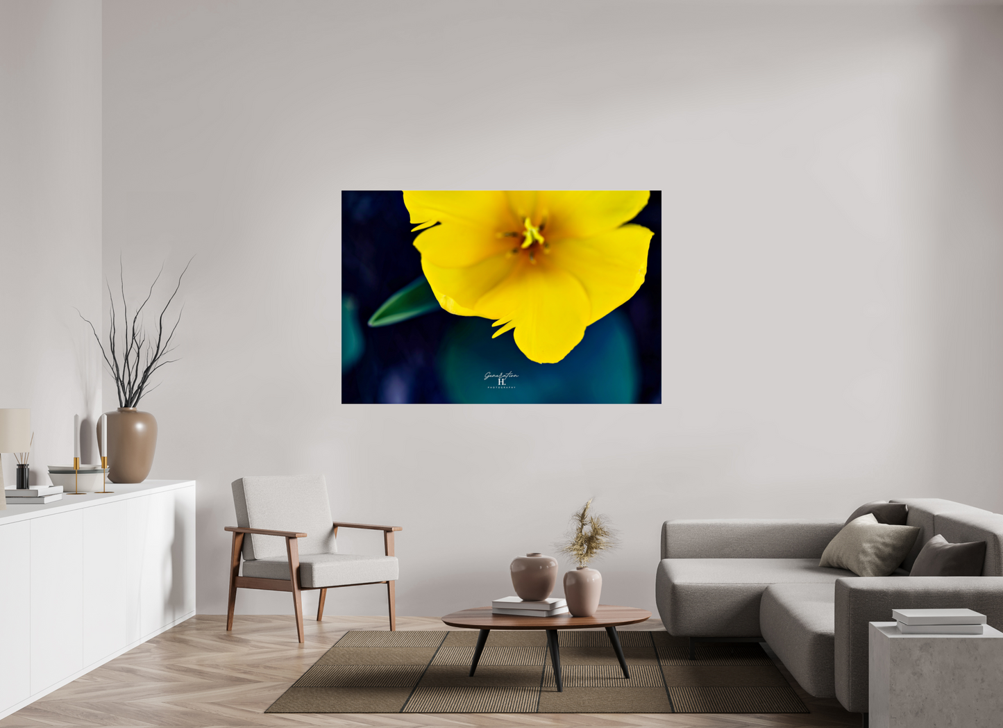 66 x 44″, Photo Print Under Acrylic Glass Radiant