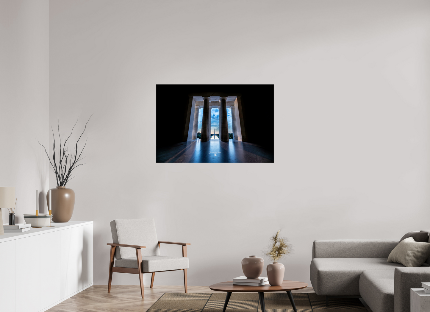 45 x 30″, Photo Print On Fuji Crystal DP II Perspective