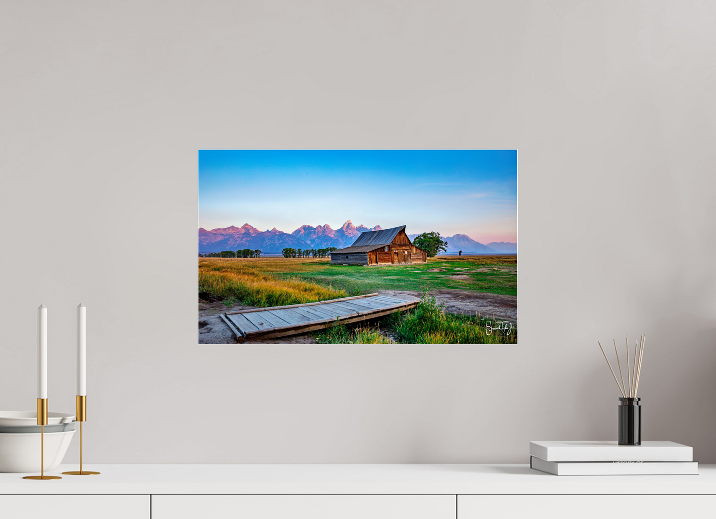 19.7 x 12″, Photo Print Under Acrylic Glass Montana