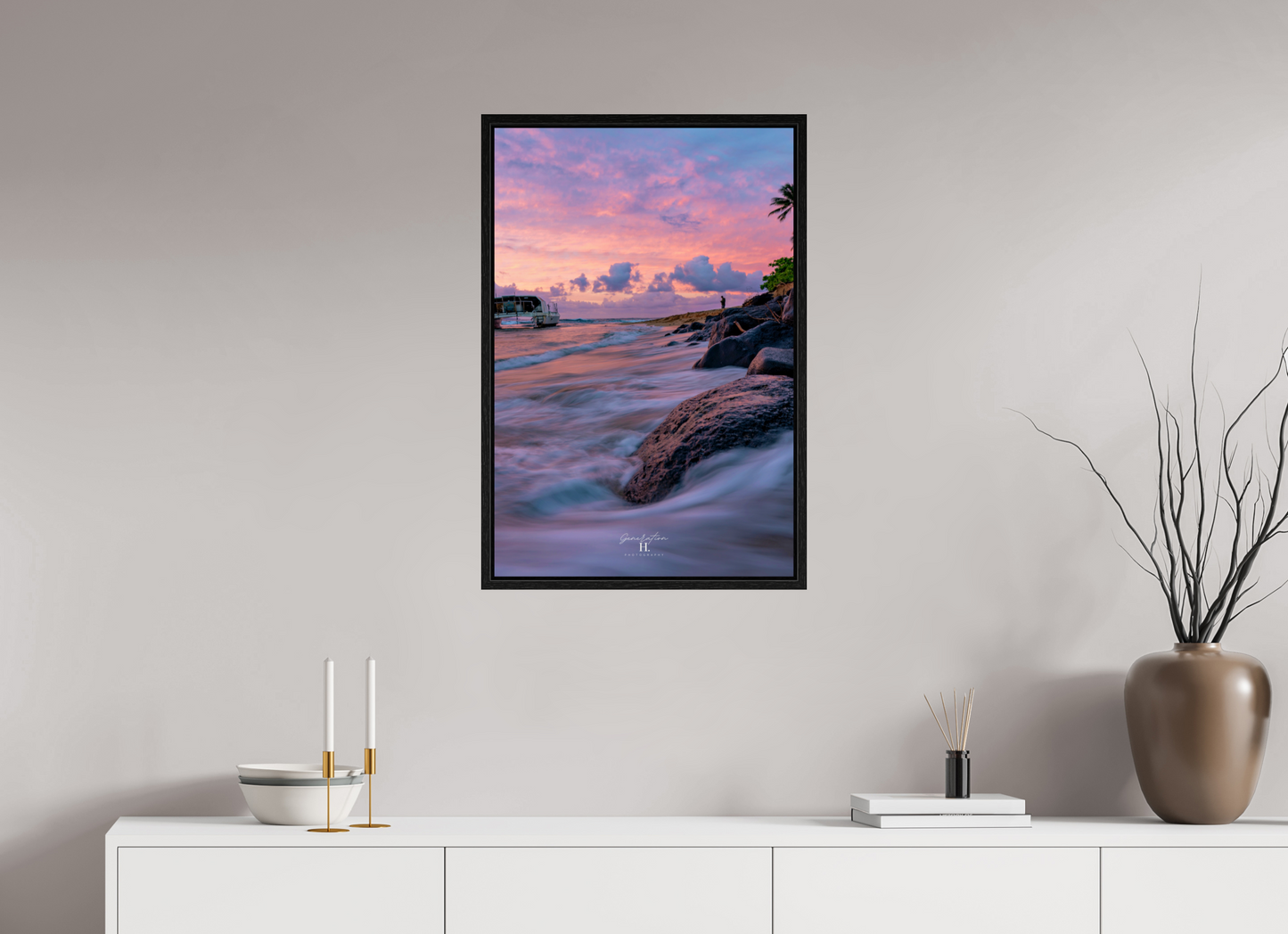 20 x 30″, Floater Frame Surrender