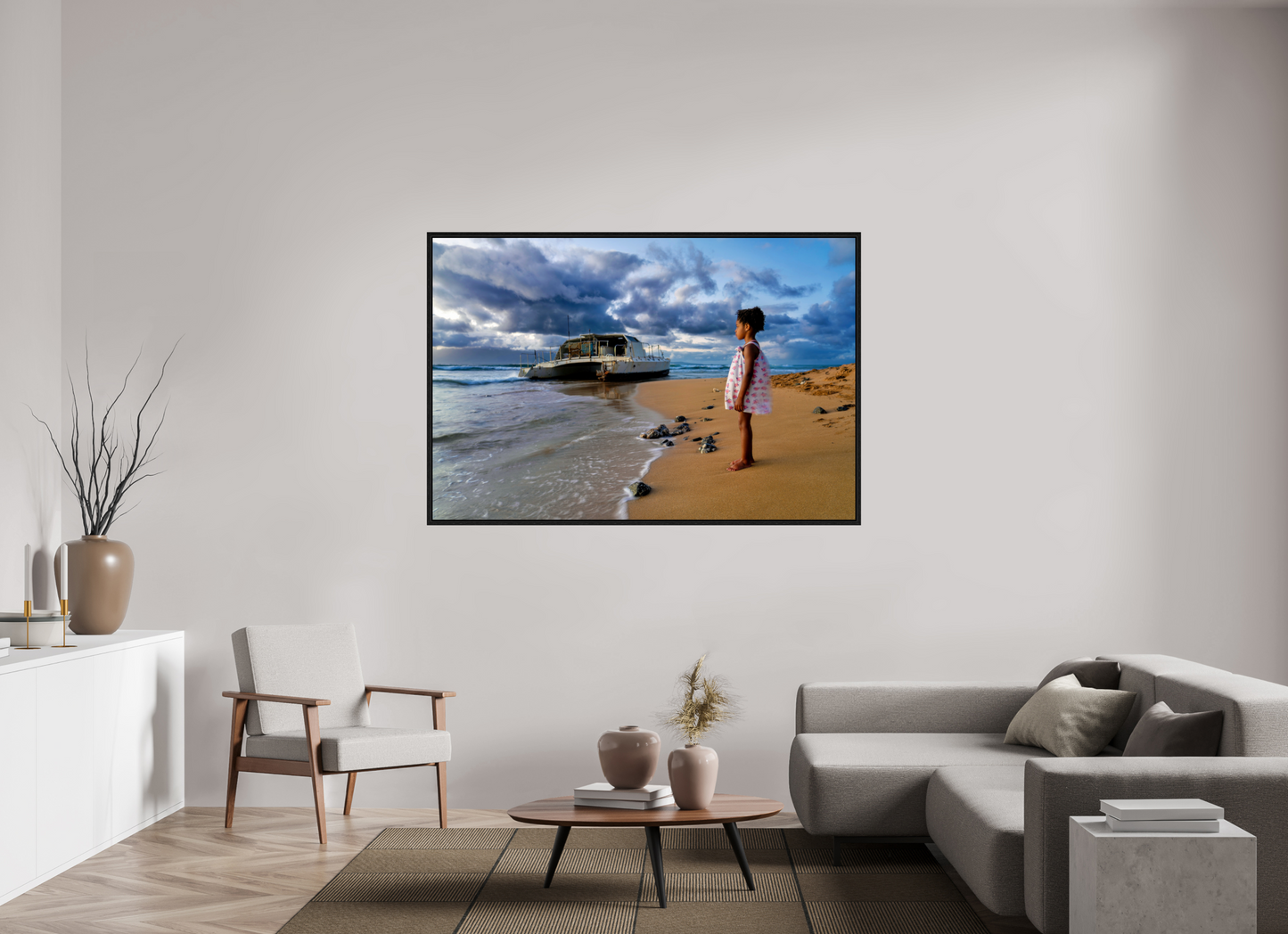 66 x 44″, Floater Frame Wonder