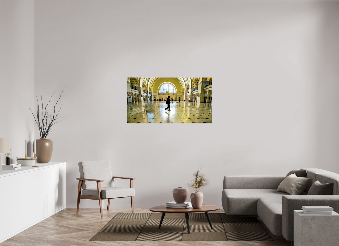 51.5 x 28″, Photo Print Under Acrylic Glass Passing Through