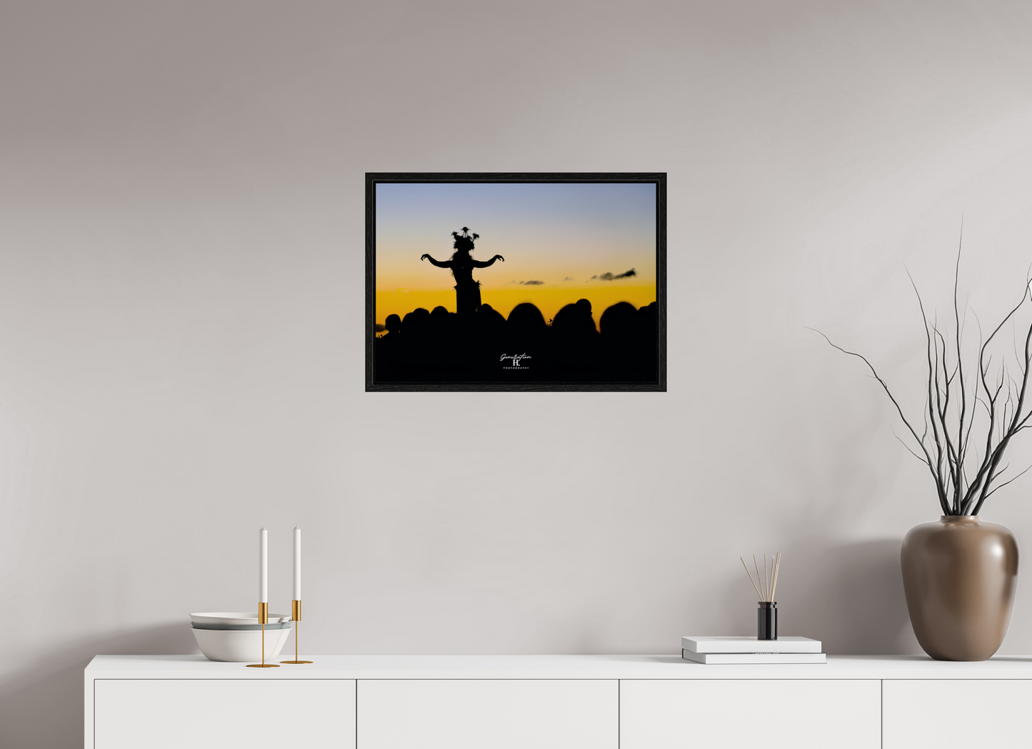 ISO A2 (59,4 x 42 cm), Floater Frame Ancestral Echo