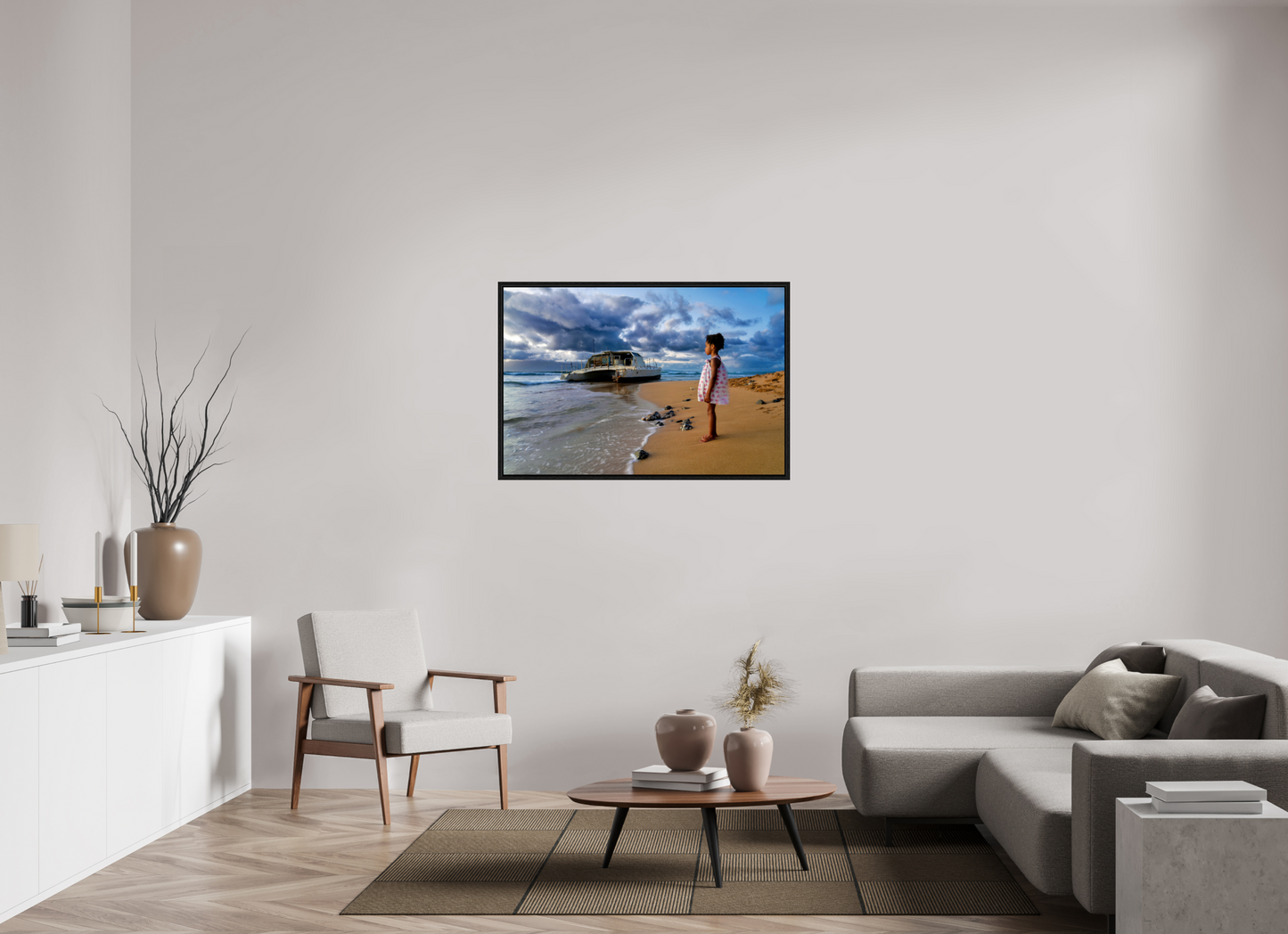 45 x 30″, Floater Frame Wonder