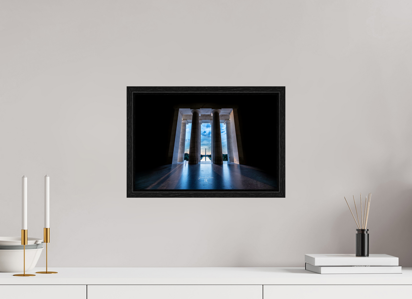 15 x 10″, Floater Frame Perspective