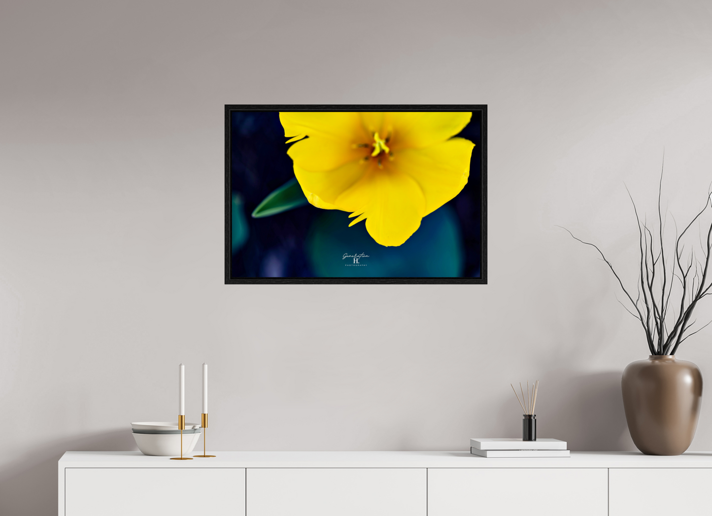 30 x 20″, Floater Frame Radiant