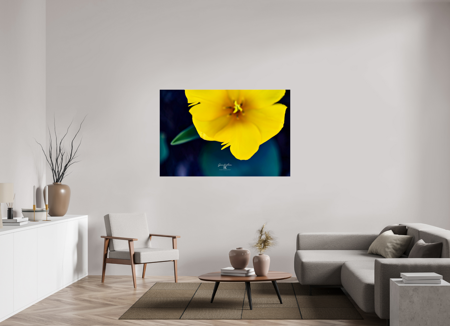60 x 40″, Photo Print Under Acrylic Glass Radiant