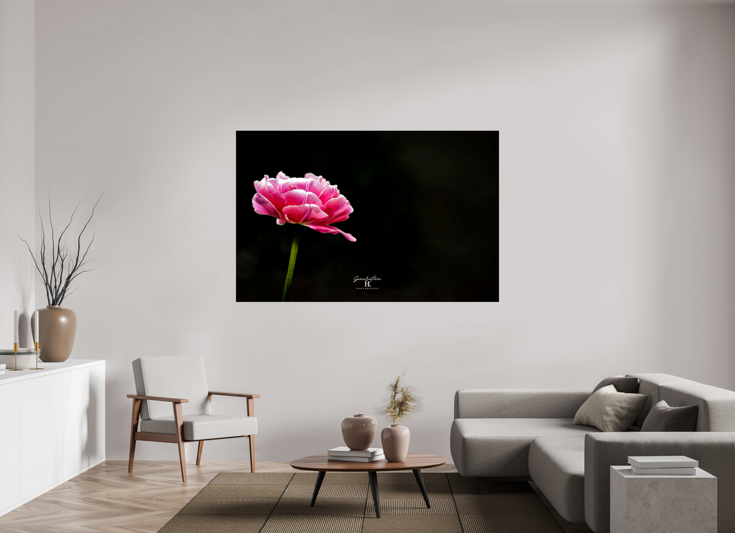 72.2 x 47″, Photo Print Under Acrylic Glass Soft Enough