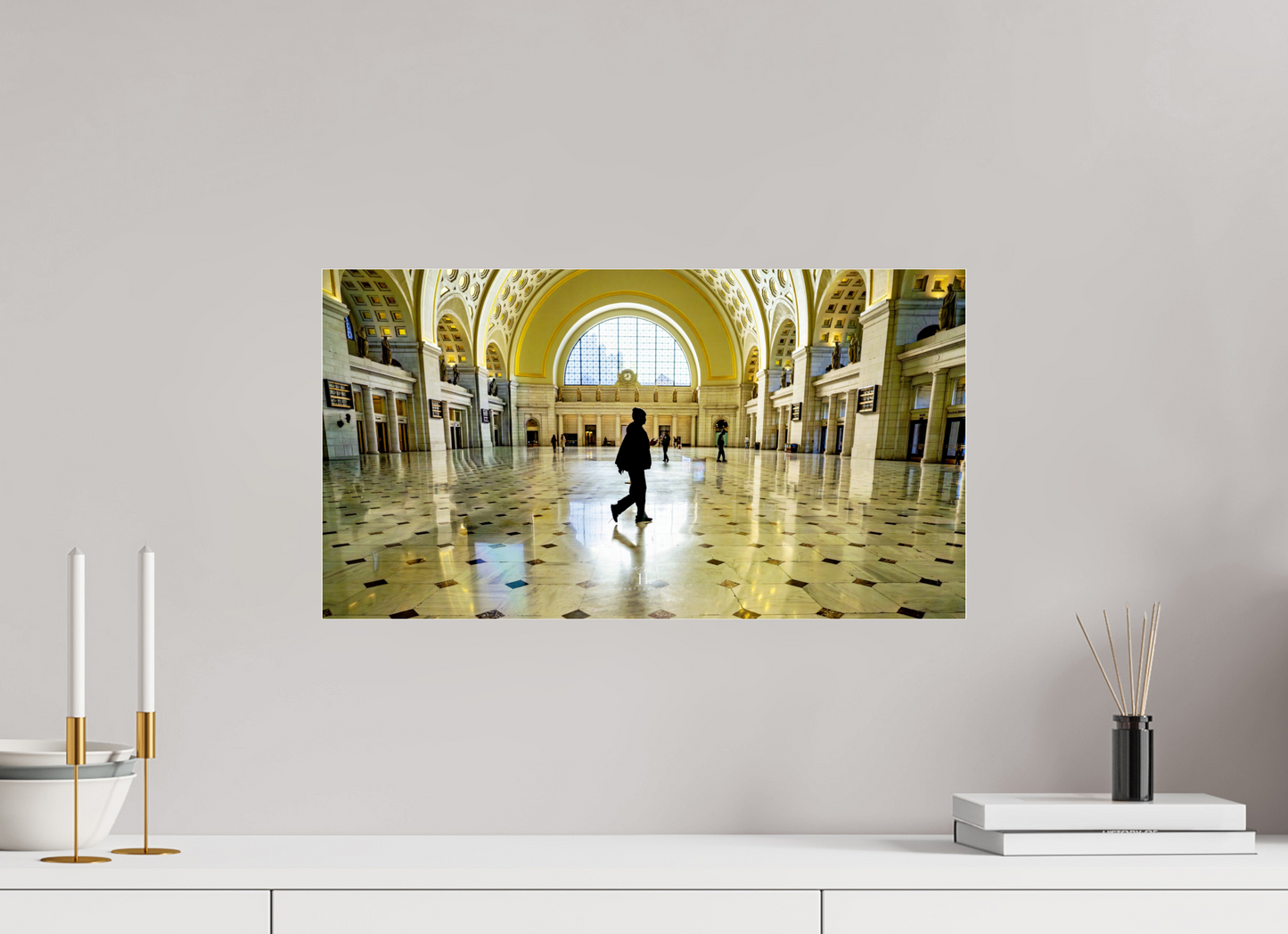 22.1 x 12″, Photo Print Under Acrylic Glass Passing Through