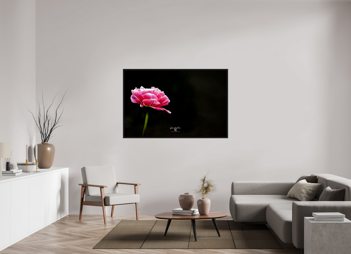 60 x 39″, Floater Frame Soft Enough