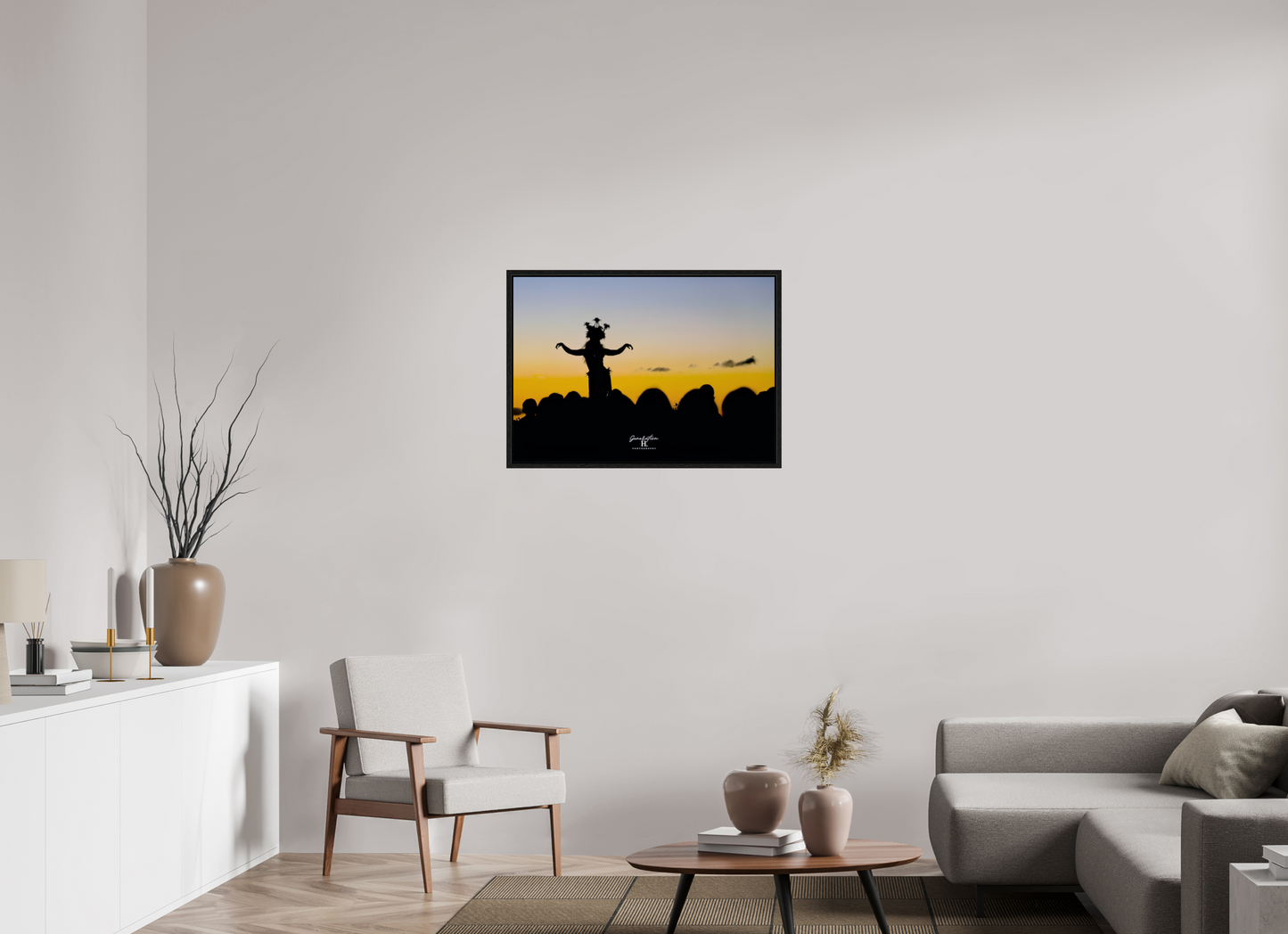 ISO A1 (84,1 x 59,4 cm), Floater Frame Ancestral Echo