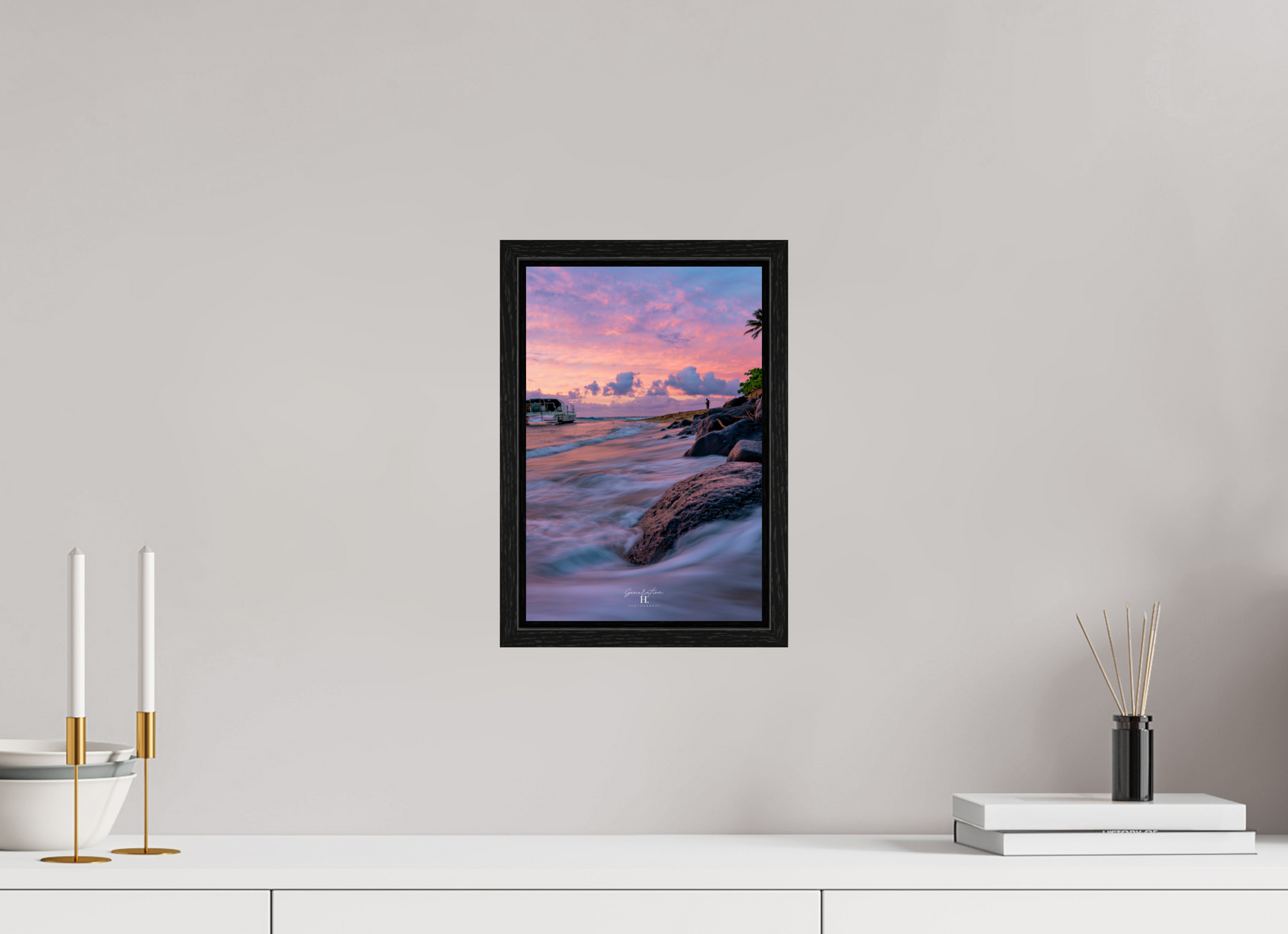 8 x 12″, Floater Frame Surrender