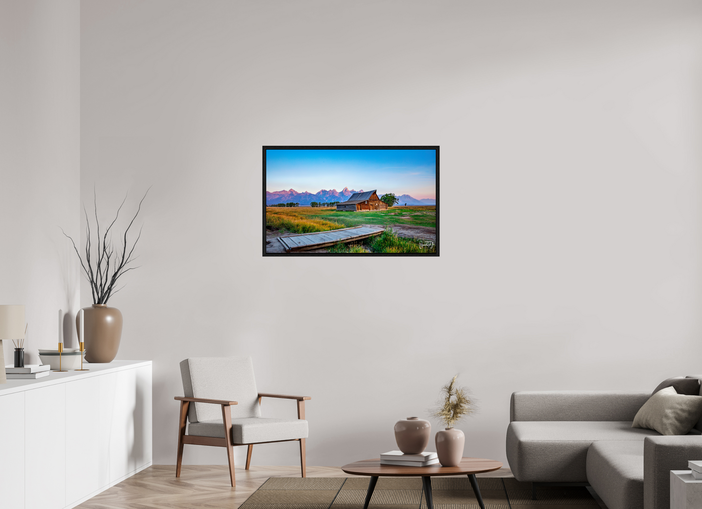 39.4 x 24″, Floater Frame Montana