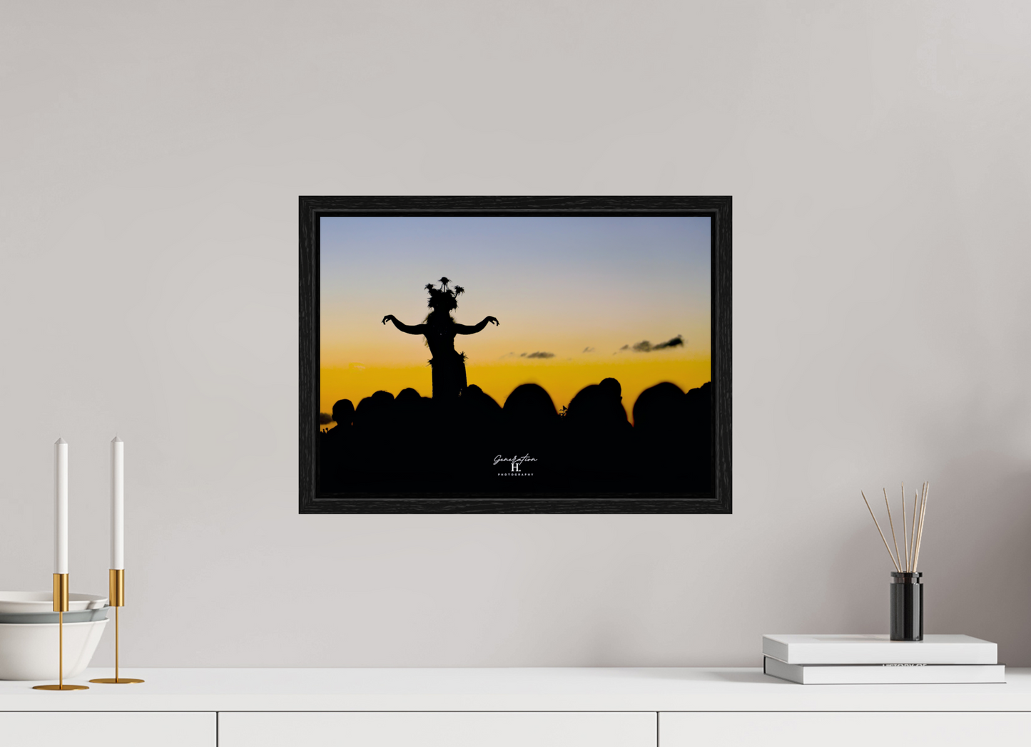 ISO A3 (42 x 29,7 cm), Floater Frame Ancestral Echo