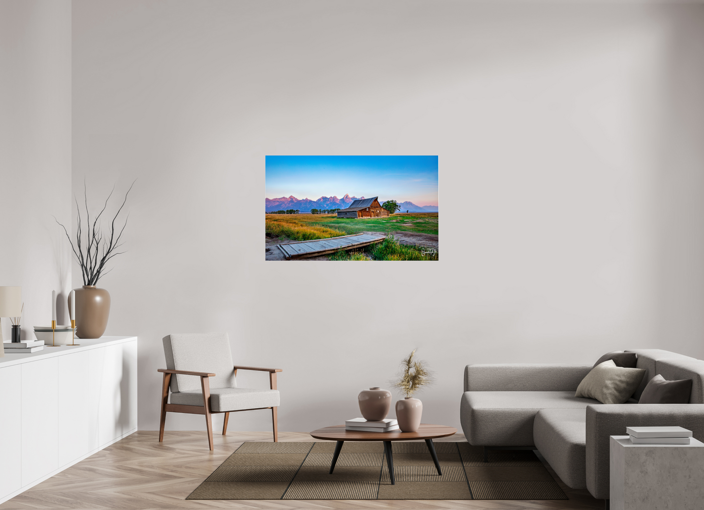 50.9 x 31″, Photo Print Under Acrylic Glass Montana