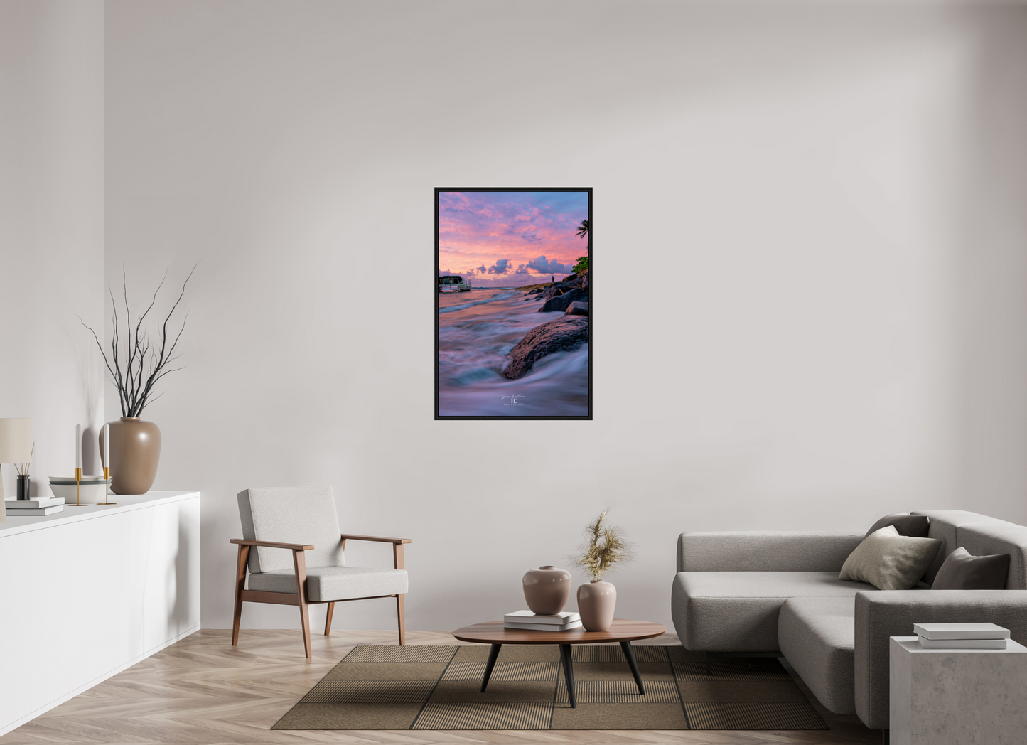 30 x 45″, Floater Frame Surrender